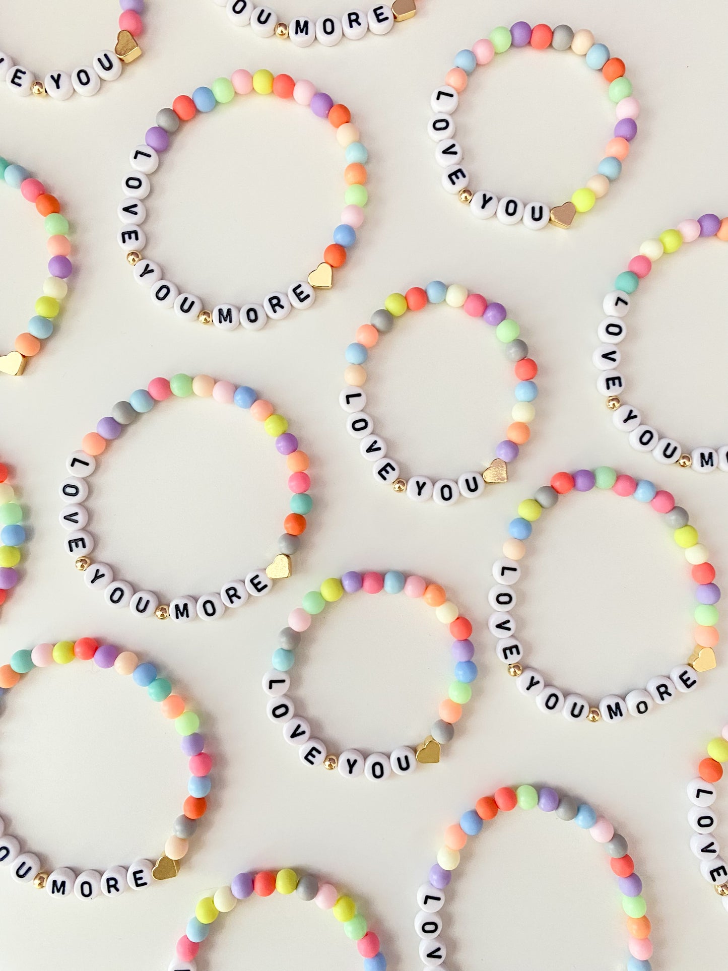 Love You, Love you More - Mama and Mini Bracelet Set