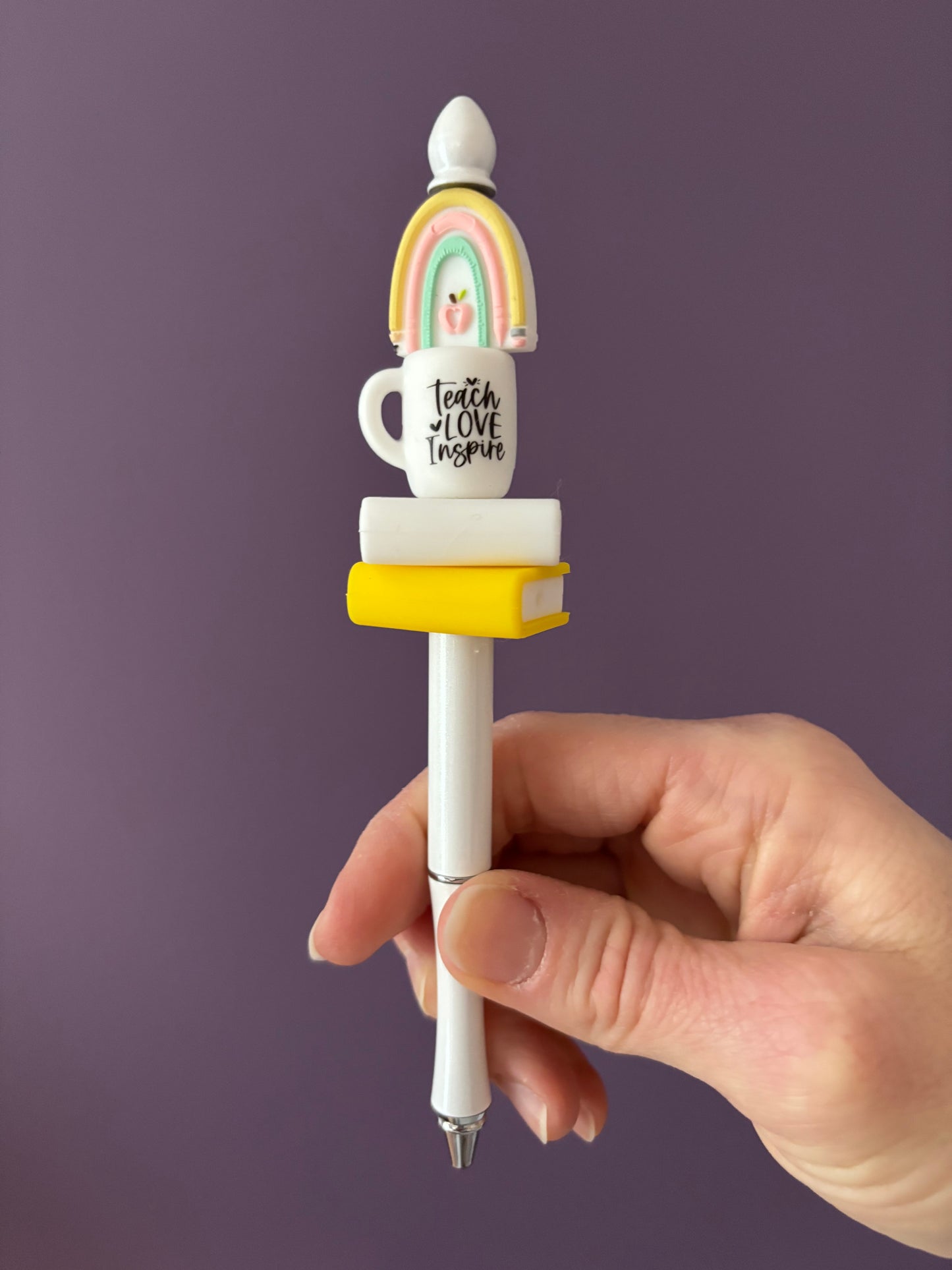 Rainbow Coffee Book Teacher Pen