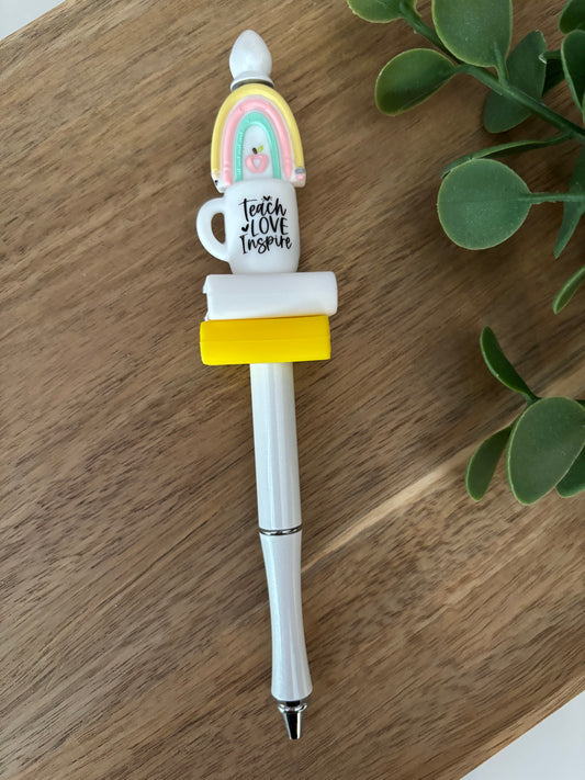 Rainbow Coffee Book Teacher Pen