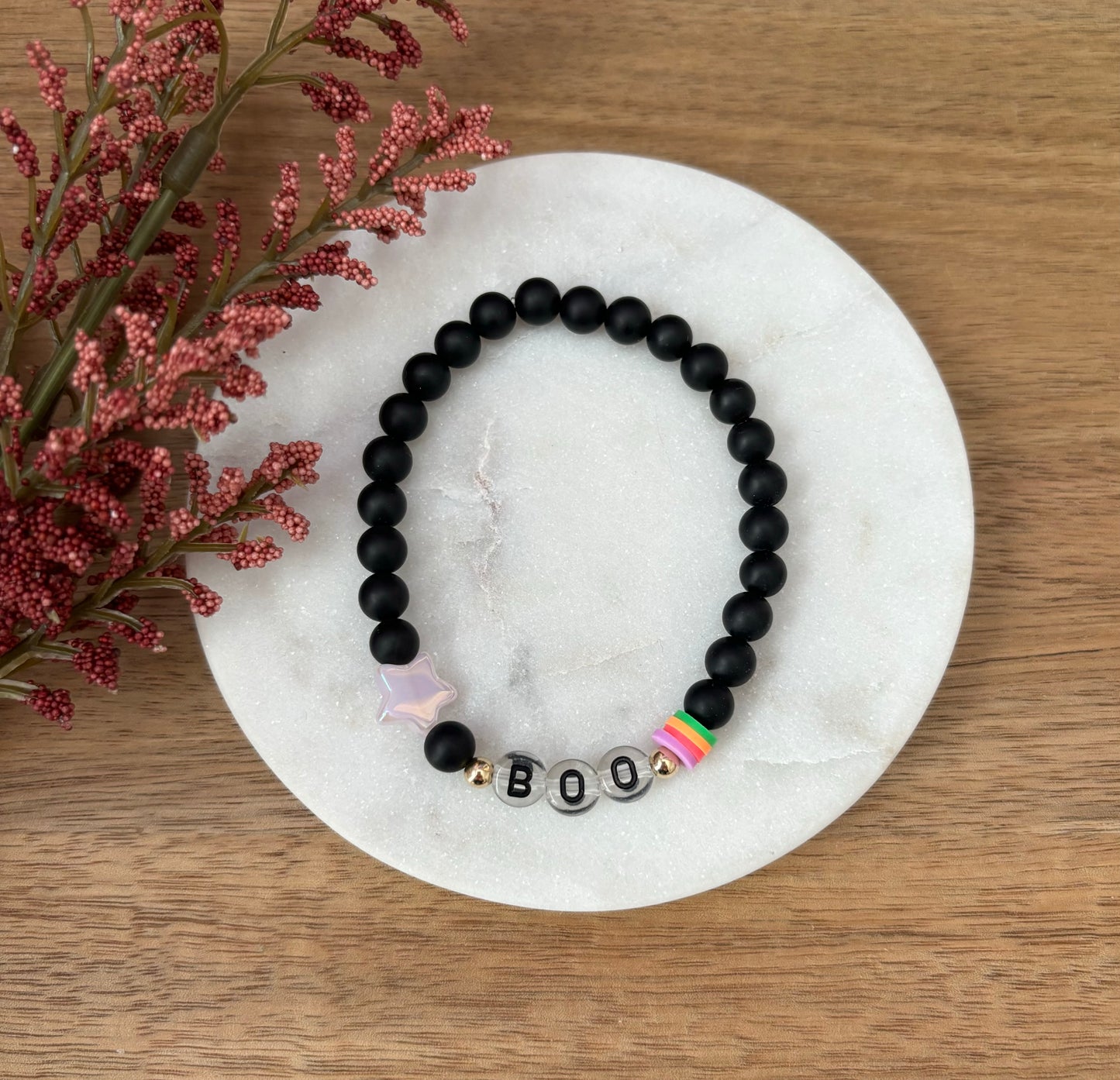 Boo! Halloween Bracelet