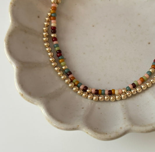 Boho + Gold Bracelet Stack